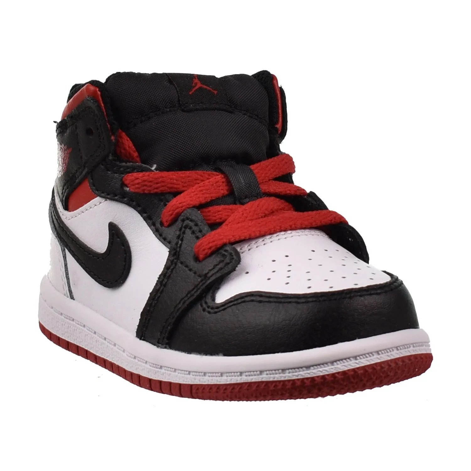 Jordan 1 Mid (TD) Toddler Shoes White-Gym Red