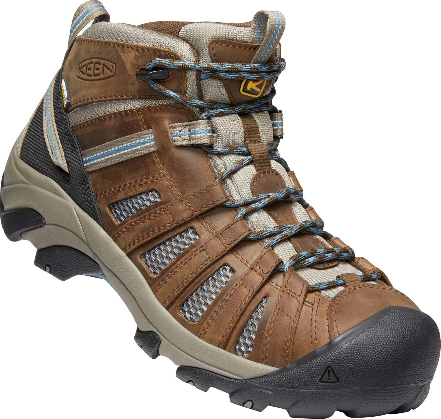 'Keen Utility' Men's Cody WP Steel Toe Hiker - Brown / Grey