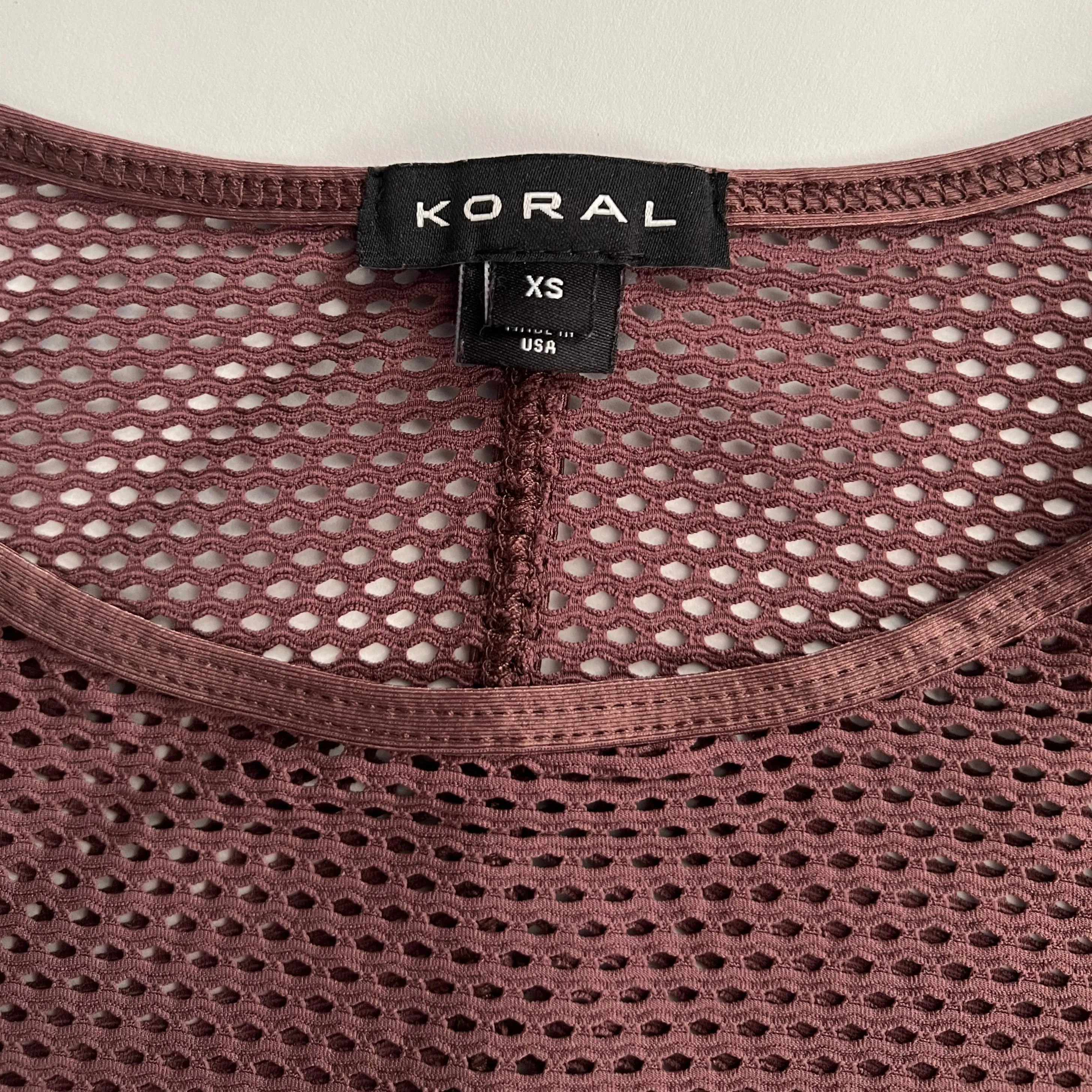 Koral Mesh Short Sleeve Active Top