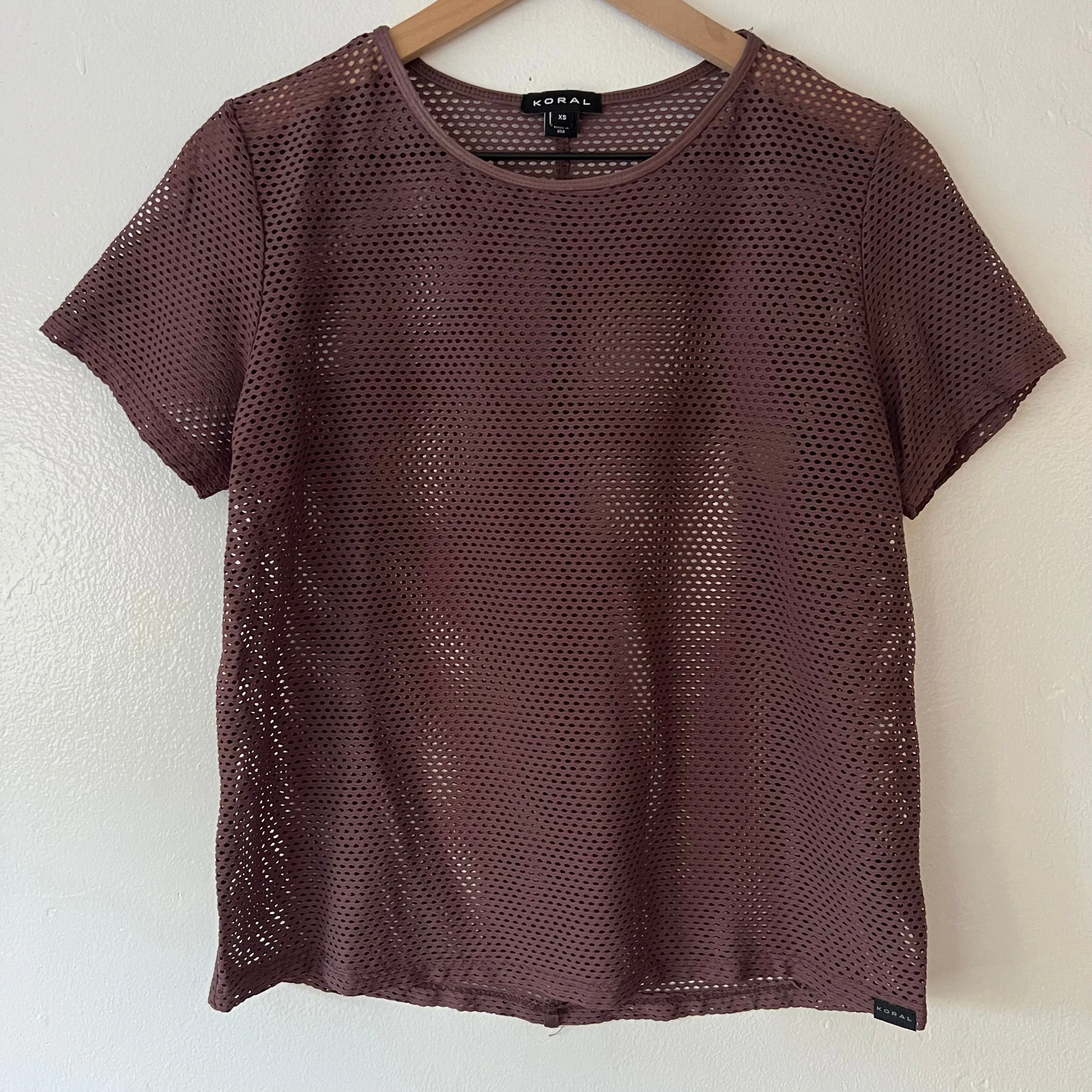 Koral Mesh Short Sleeve Active Top