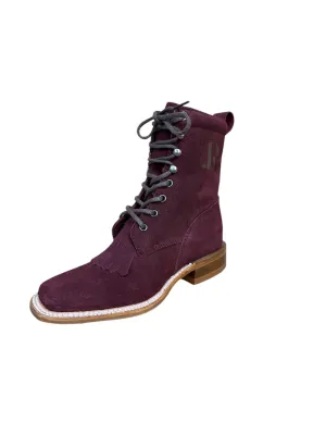 Ladies R.Watson Rhubarb Lace Up Boots