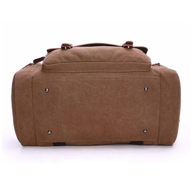 Large Canvas Duffle Bag Mens Women for Travel