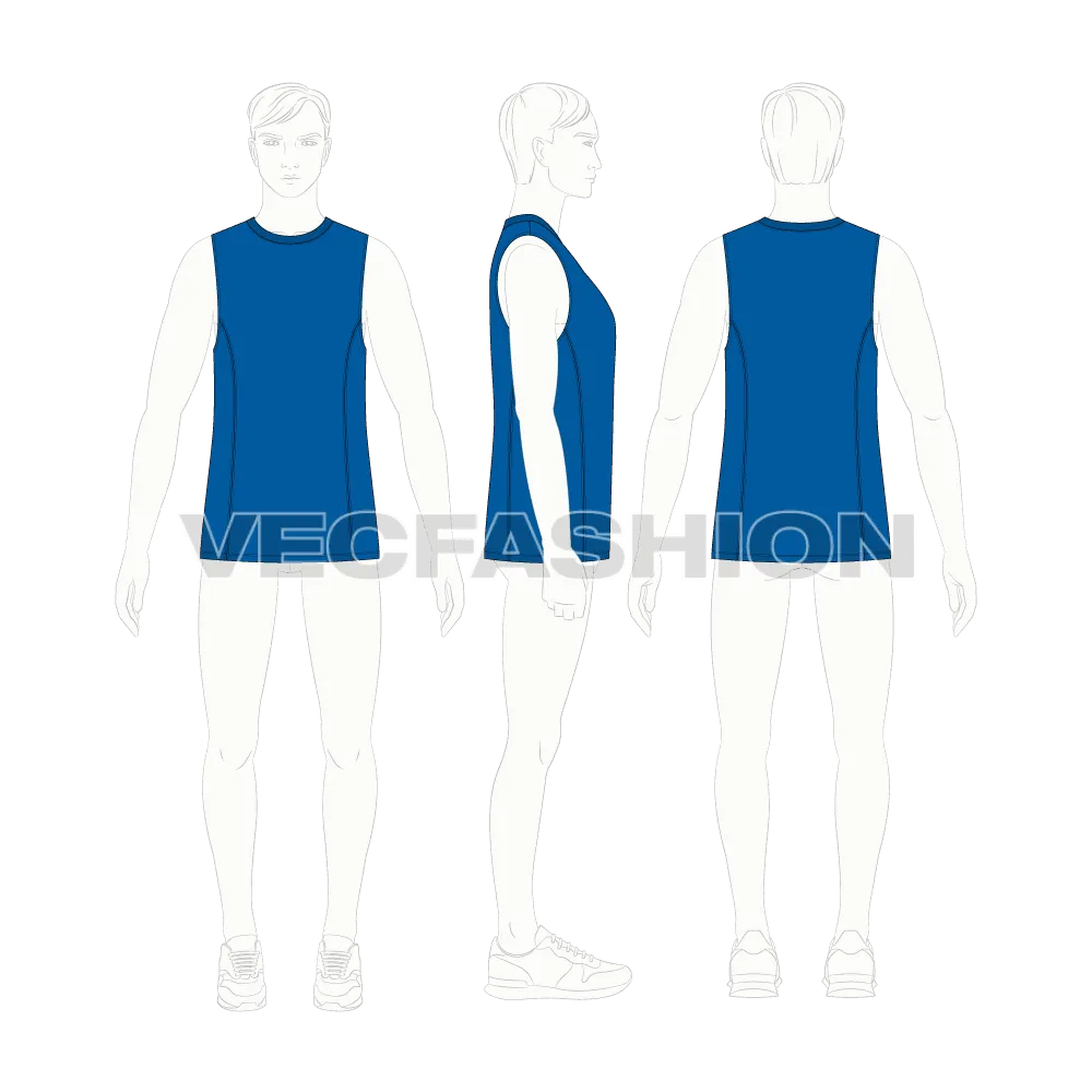 Mens Straight Fit Tank
