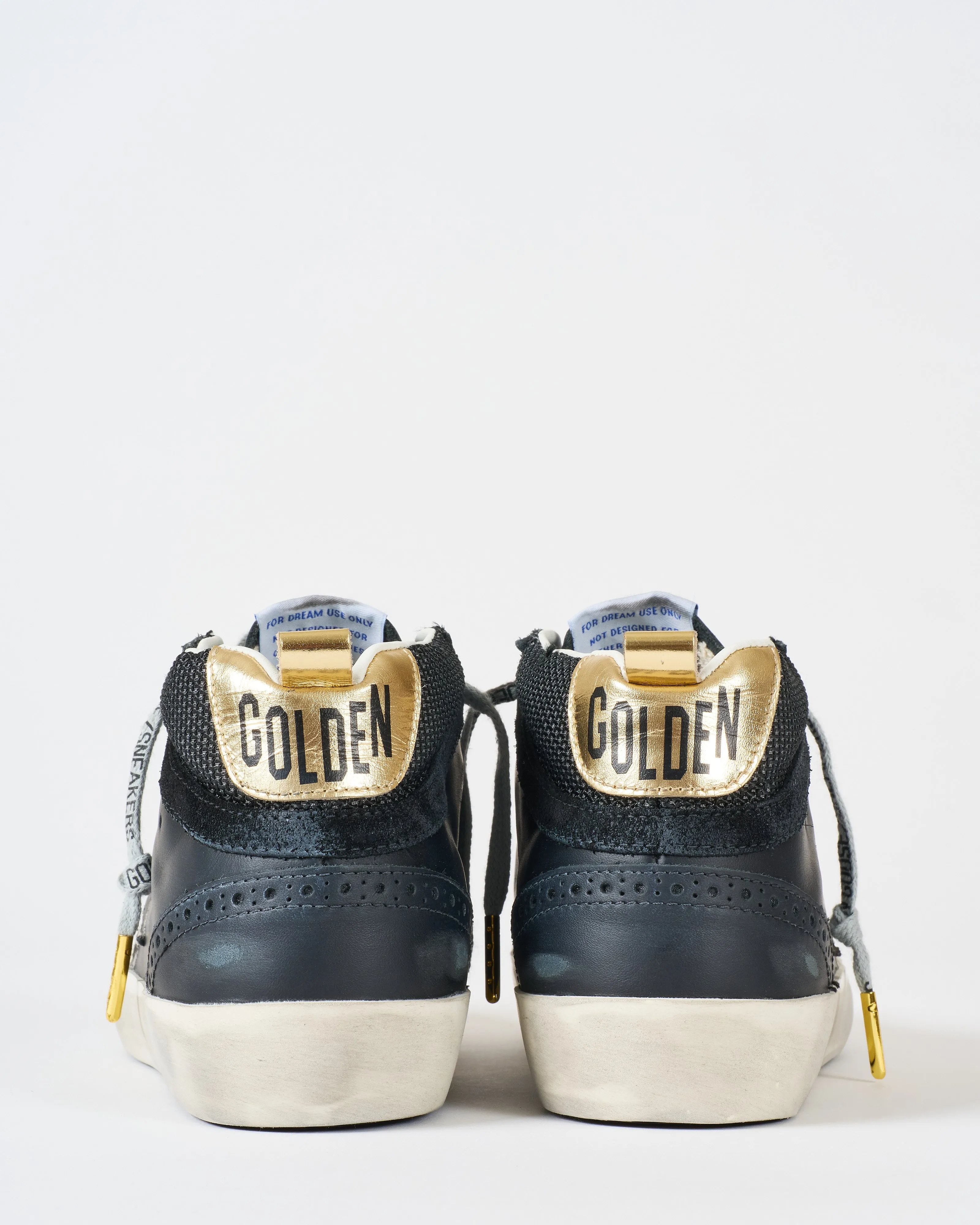 mid star double quarter leather and net upper suede wave