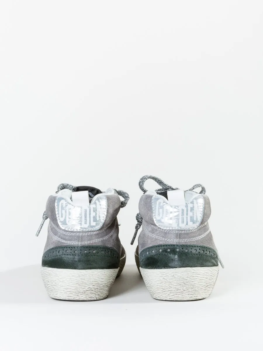 midstar sneaker - grey suede/bordeaux