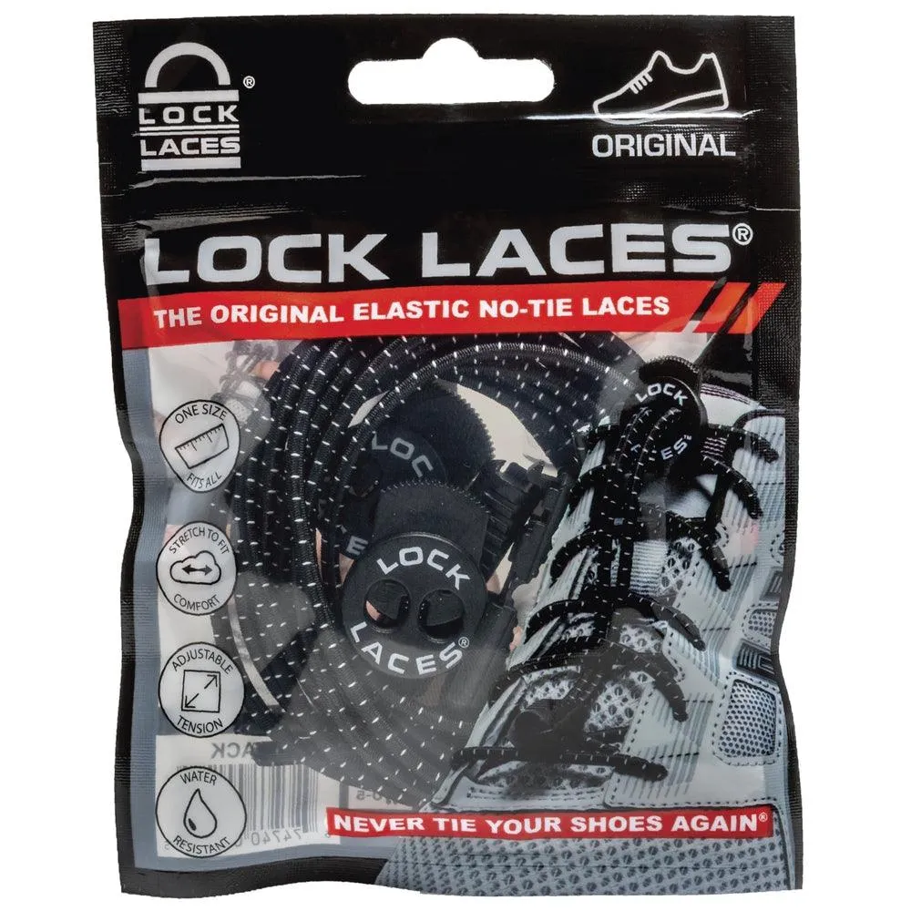 NATHAN Lock Laces - Black
