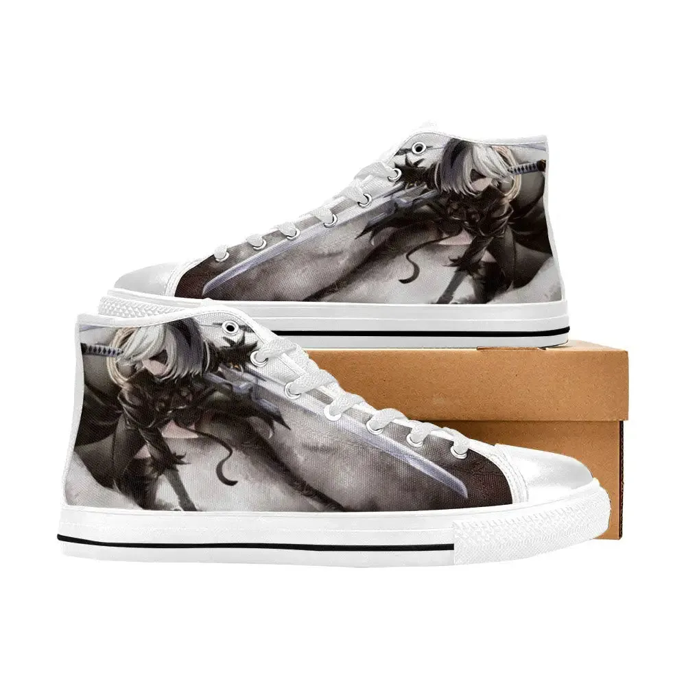 NieR Automata Shoes High Top Sneakers for Kids and Adults