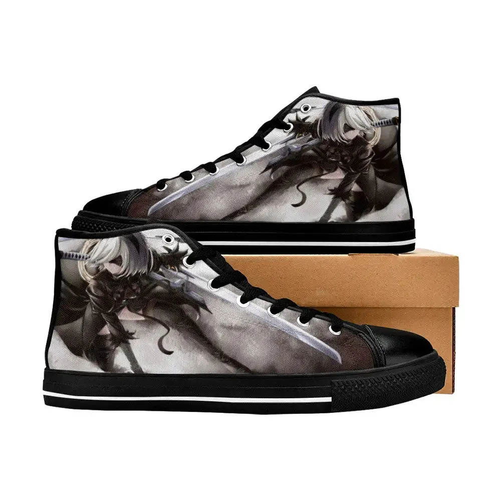NieR Automata Shoes High Top Sneakers for Kids and Adults