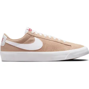 Nike SB Blazer Low Pro GT Skateboard Shoe - Bio Beige/White-Gym Red-White
