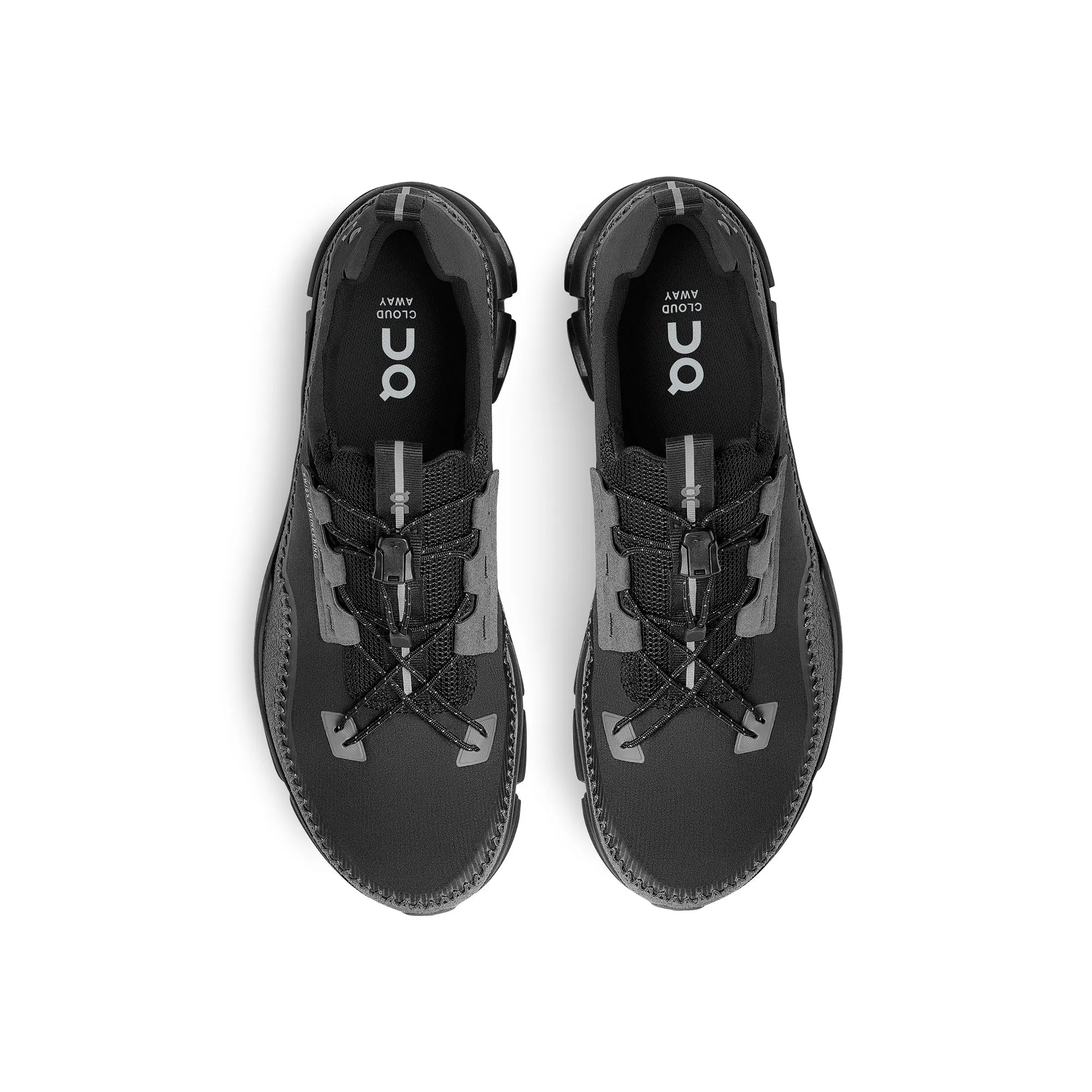 On Mens Cloudaway Shoes 'Black/Rock'