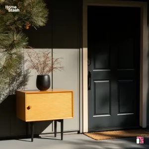 Outdoor Shoe Rack in Mahogany Wood