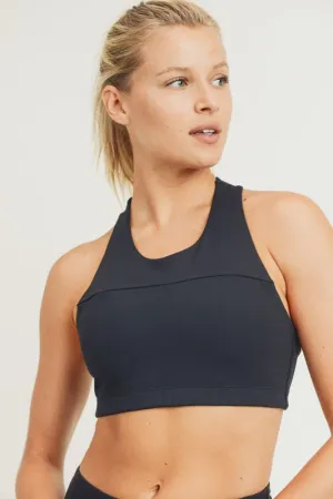 Overlay Back Adjustable Sports Bra