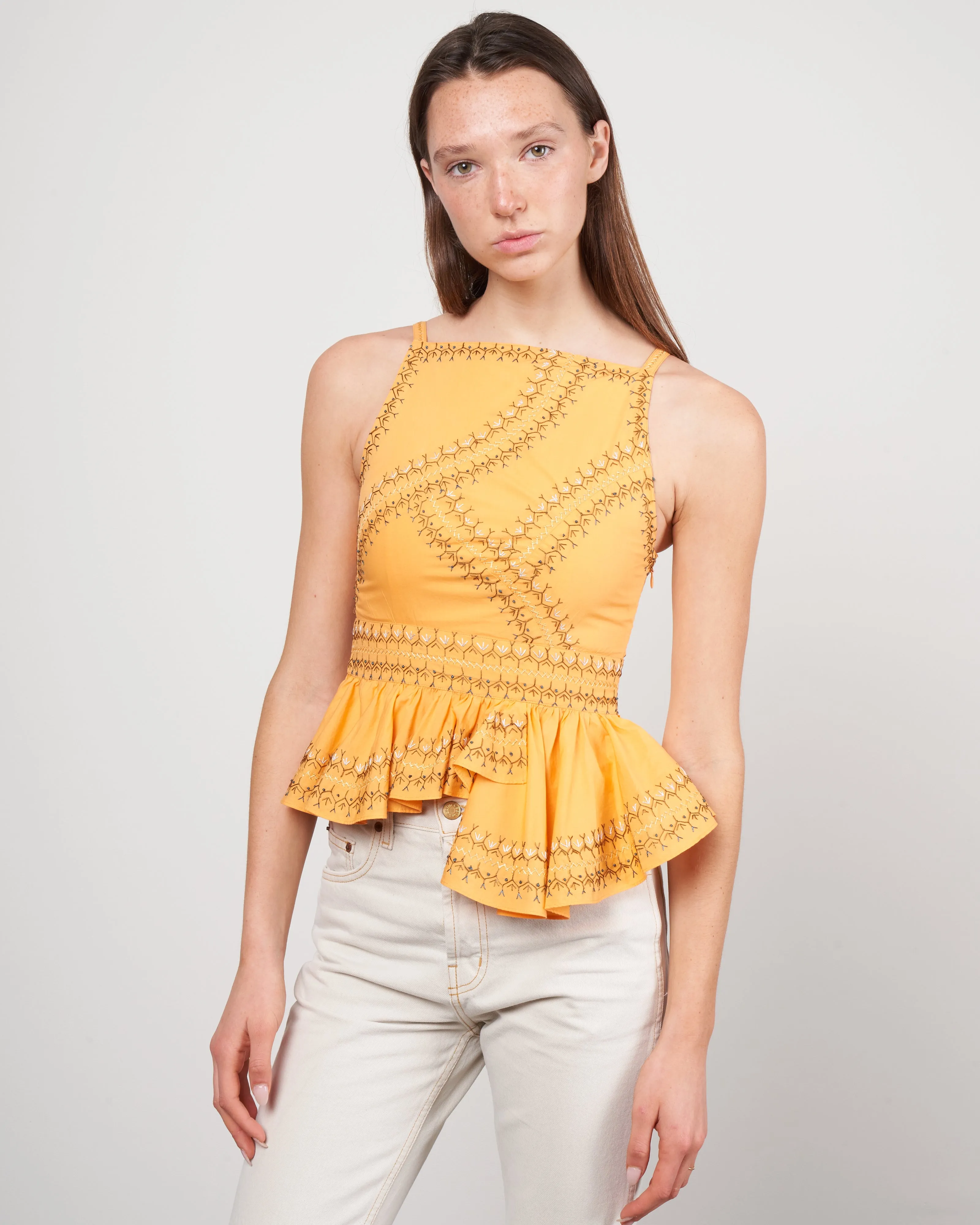 pilar top - papaya