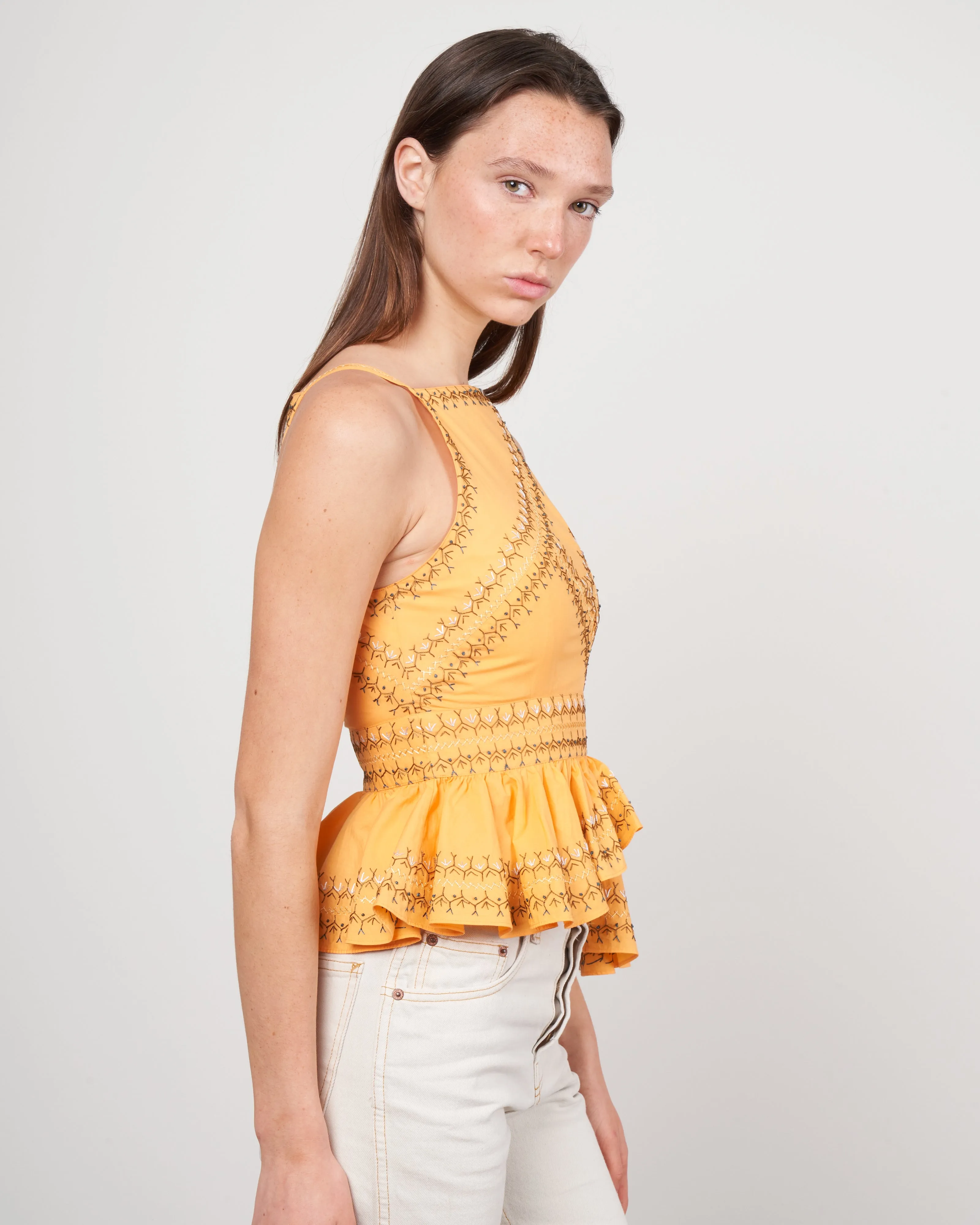 pilar top - papaya