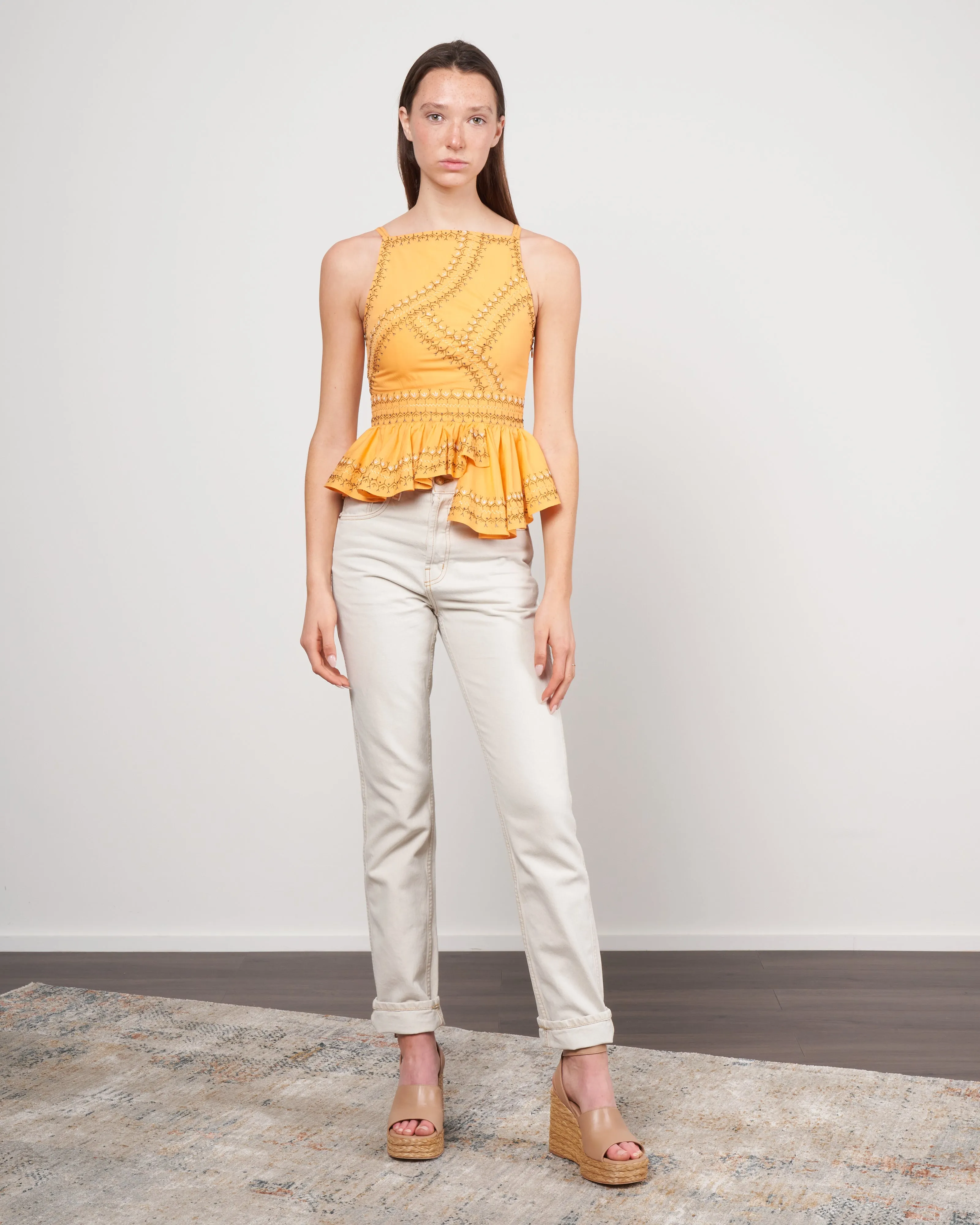 pilar top - papaya