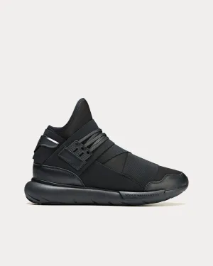 Qasa Black Mid Top Sneakers