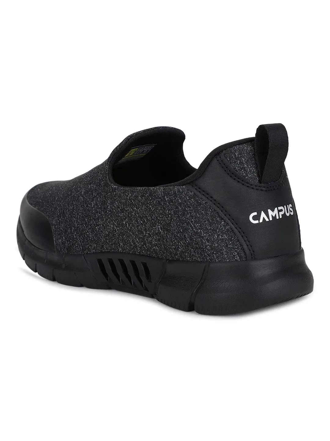 QUBA Black Men's Walking Shoes