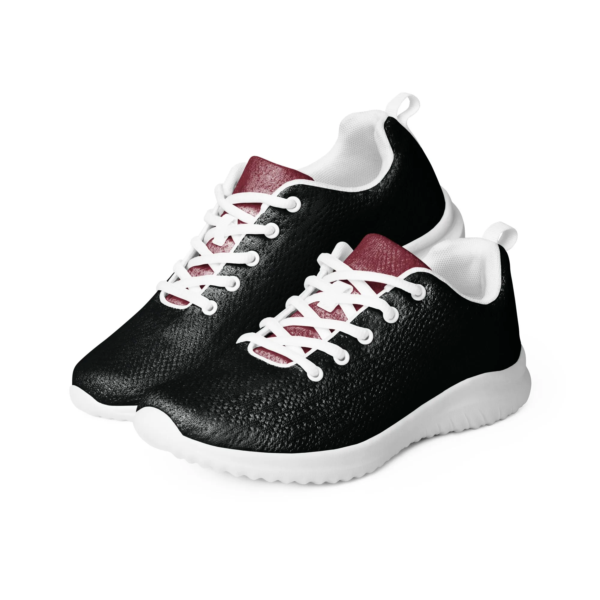 Red & Black Color Block FYD Women’s Athletic Sneakers