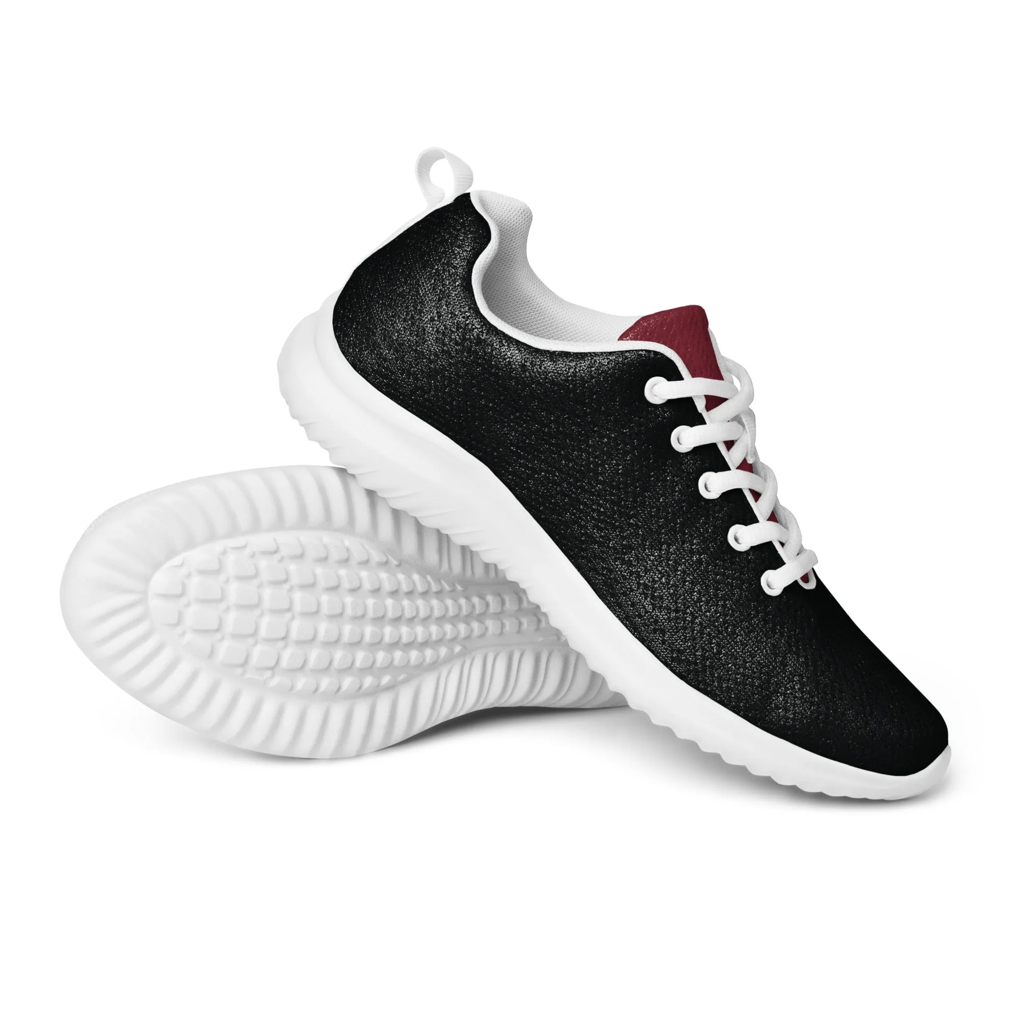 Red & Black Color Block FYD Women’s Athletic Sneakers