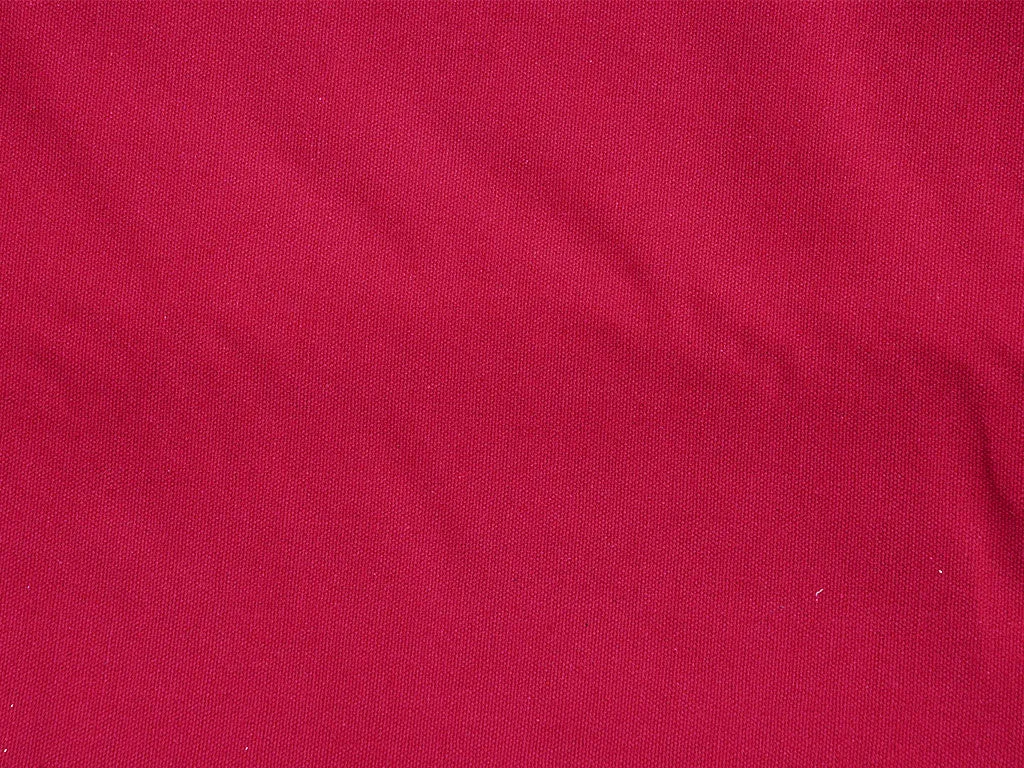 Red Plain Heavy Cotton Canvas Fabric