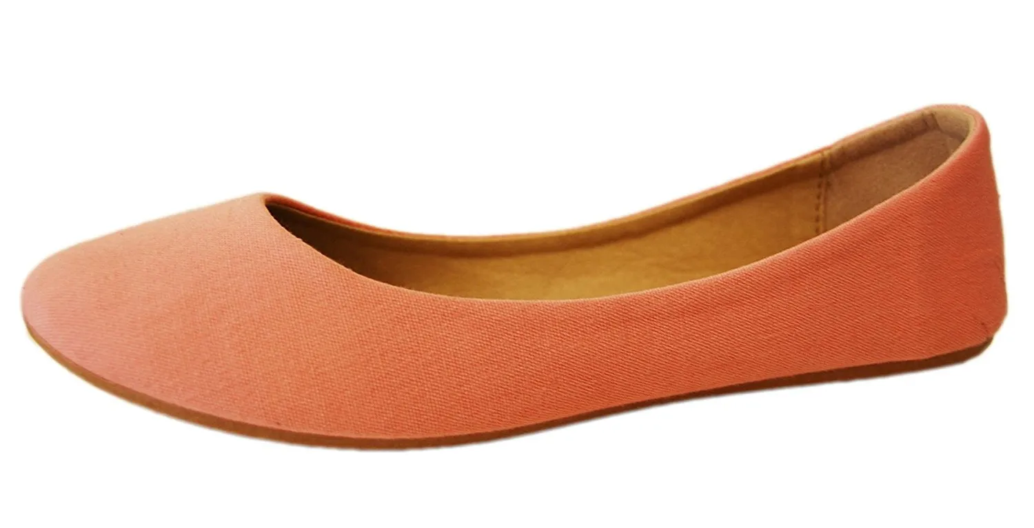 Refresh Demi-10 Womens Canvas Classic Ballet