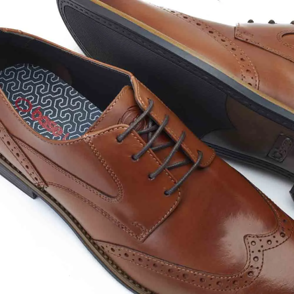 Risco Waxy Brogue Shoes