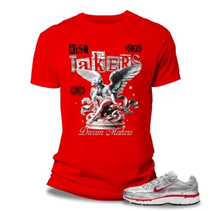 Risq Takers Dream Makers Tee Red Combo