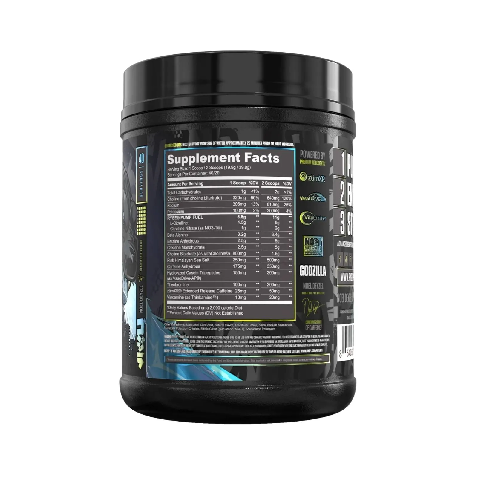 RYSE Godzilla Pre-Workout 769g