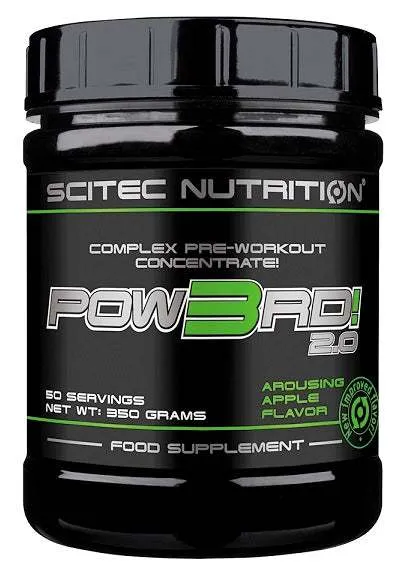 SciTec Pow3rd! 20, Arousing Apple - 350 grams