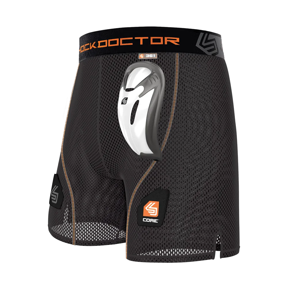 Shock Doctor Shorts - Boys Loose Hockey Short w/BioFlex Cup SD30050