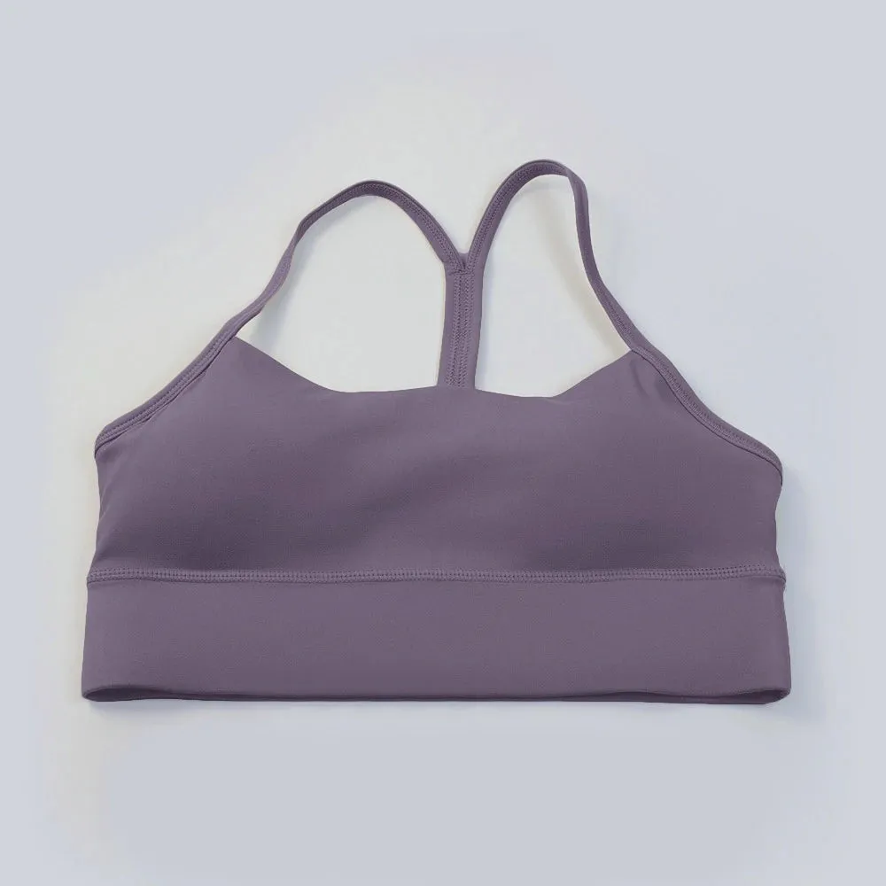 Sports Women'S Yoga Bra with Y-Back Gathered for Fitness, Running, Cycling, Quick Drying, Breathable Women'S Sports Yoga Bra