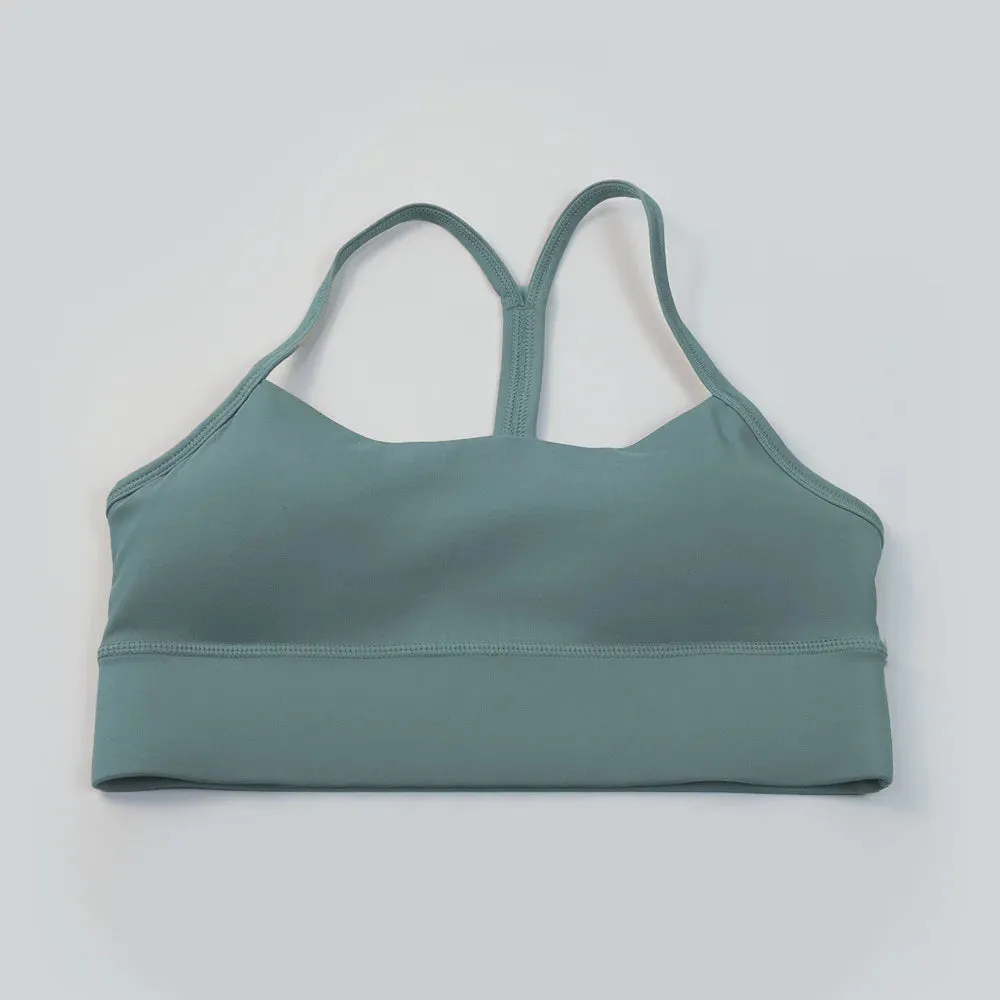Sports Women'S Yoga Bra with Y-Back Gathered for Fitness, Running, Cycling, Quick Drying, Breathable Women'S Sports Yoga Bra