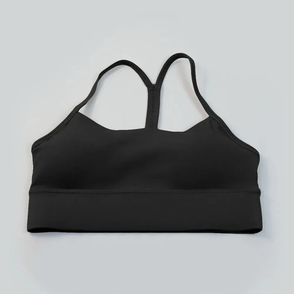 Sports Women'S Yoga Bra with Y-Back Gathered for Fitness, Running, Cycling, Quick Drying, Breathable Women'S Sports Yoga Bra