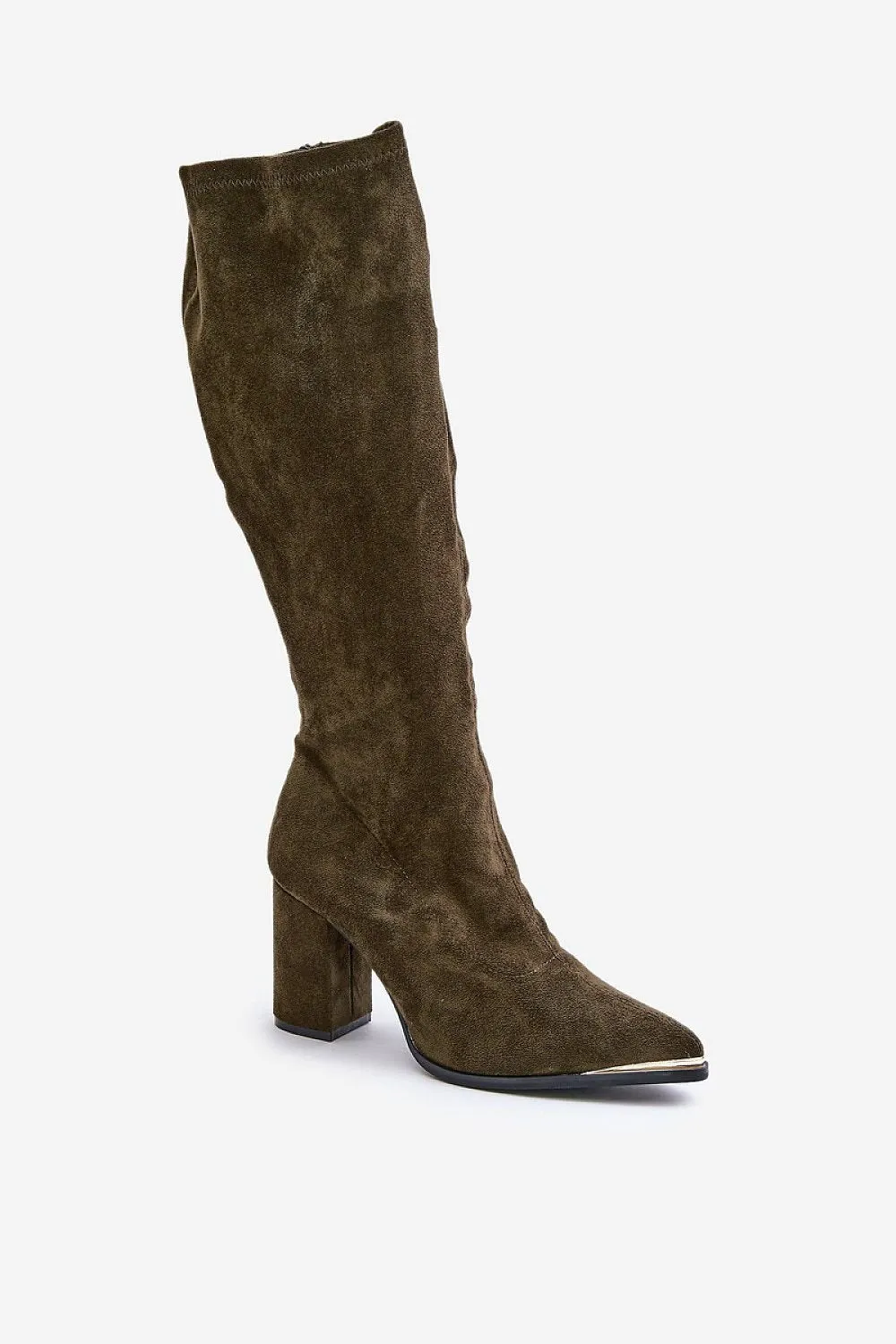 Stylish pointed toes heel boots