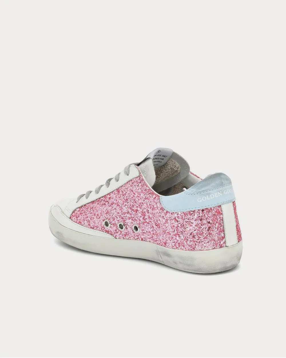 Superstar leather Pink Glitter Low Top Sneakers