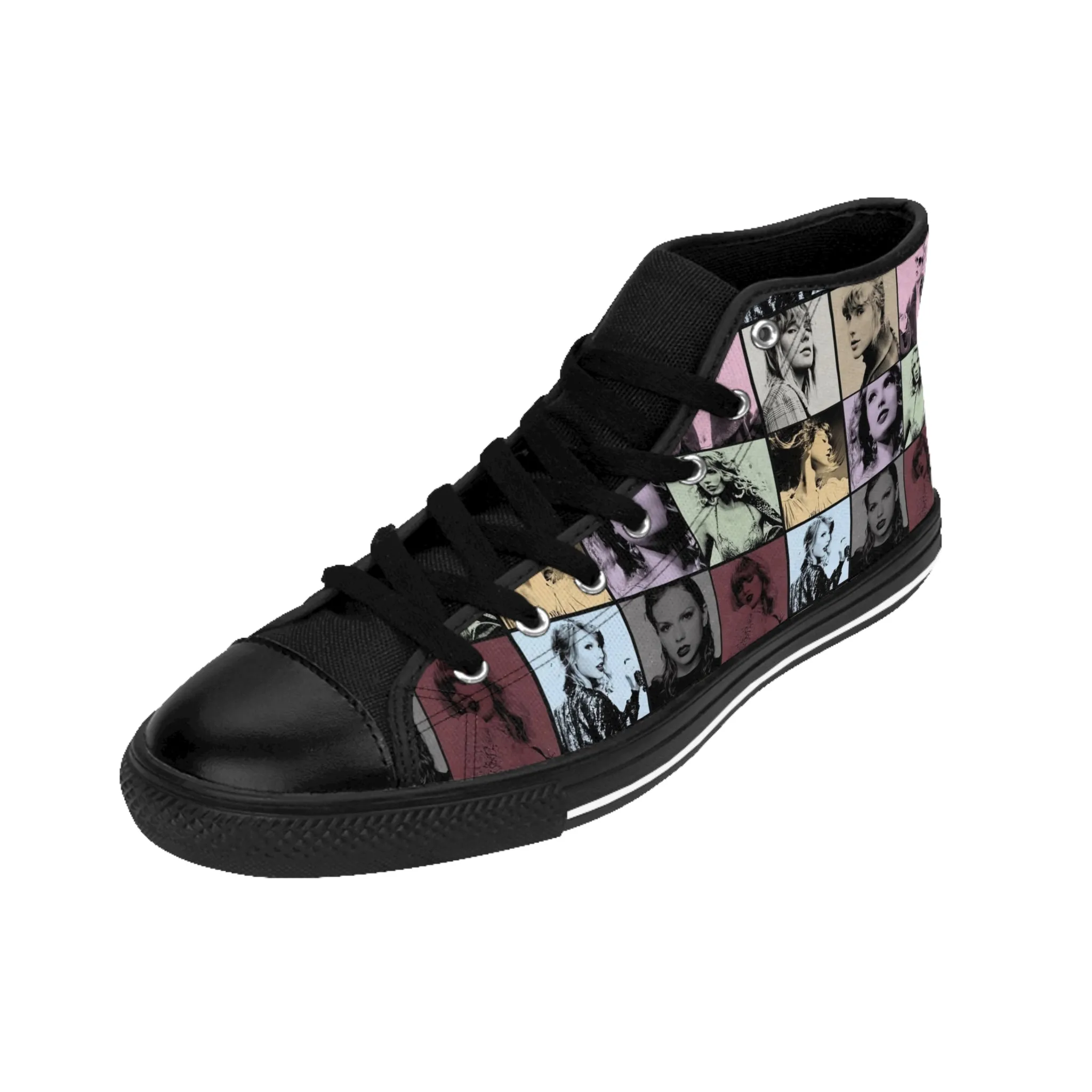 Taylor Swift Eras Collage Women's Classic Sneakers