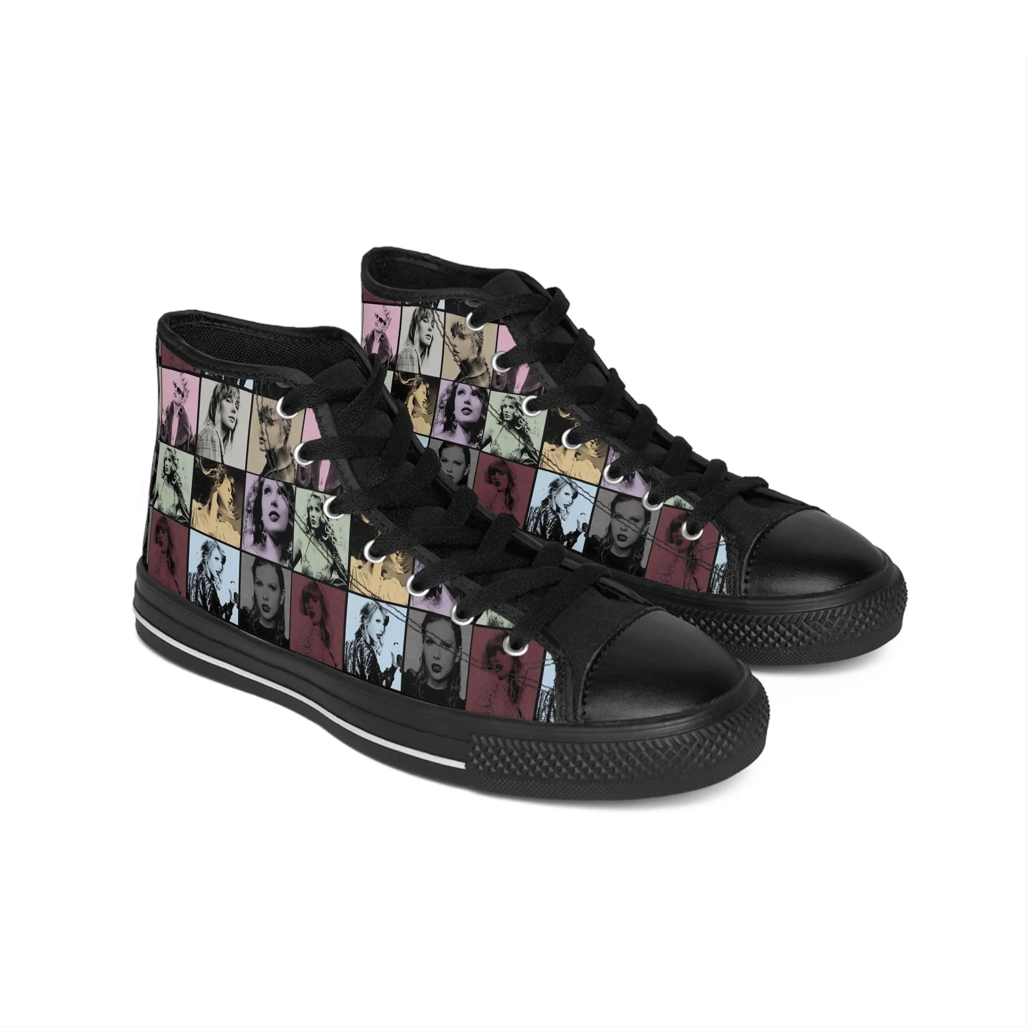 Taylor Swift Eras Collage Women's Classic Sneakers