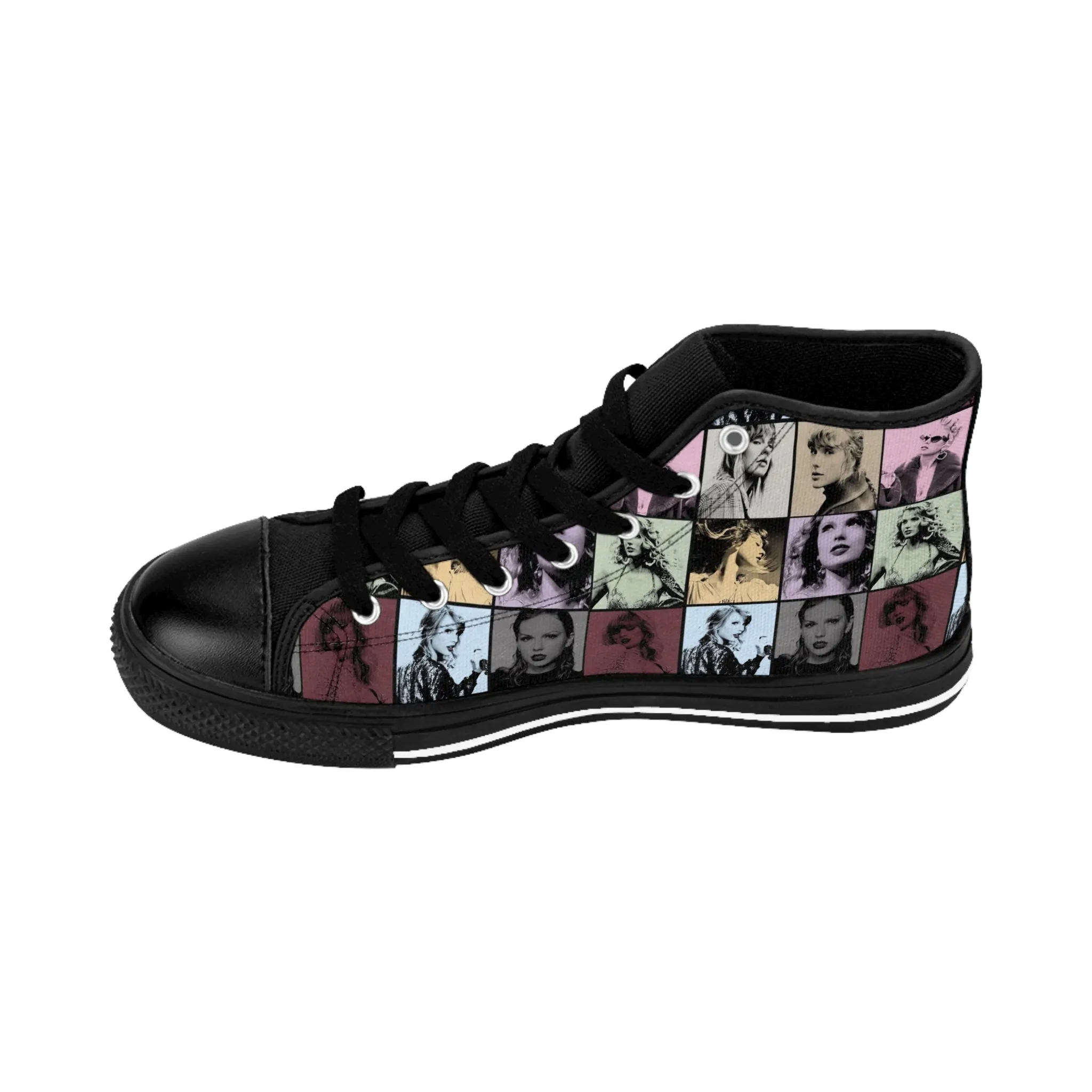Taylor Swift Eras Collage Women's Classic Sneakers