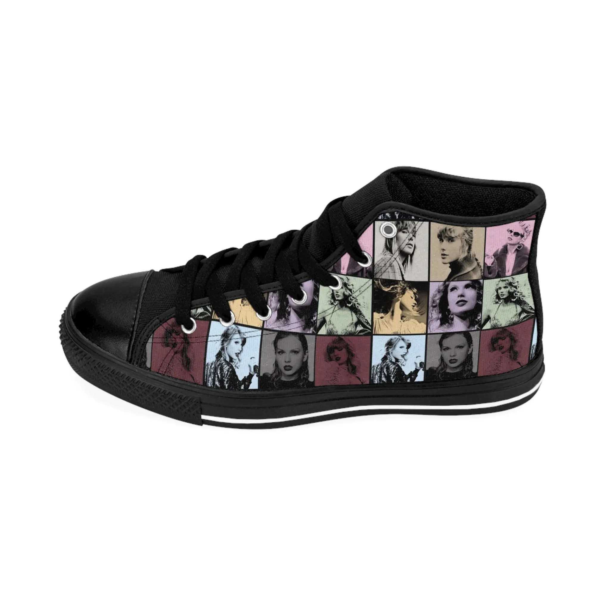 Taylor Swift Eras Collage Women's Classic Sneakers