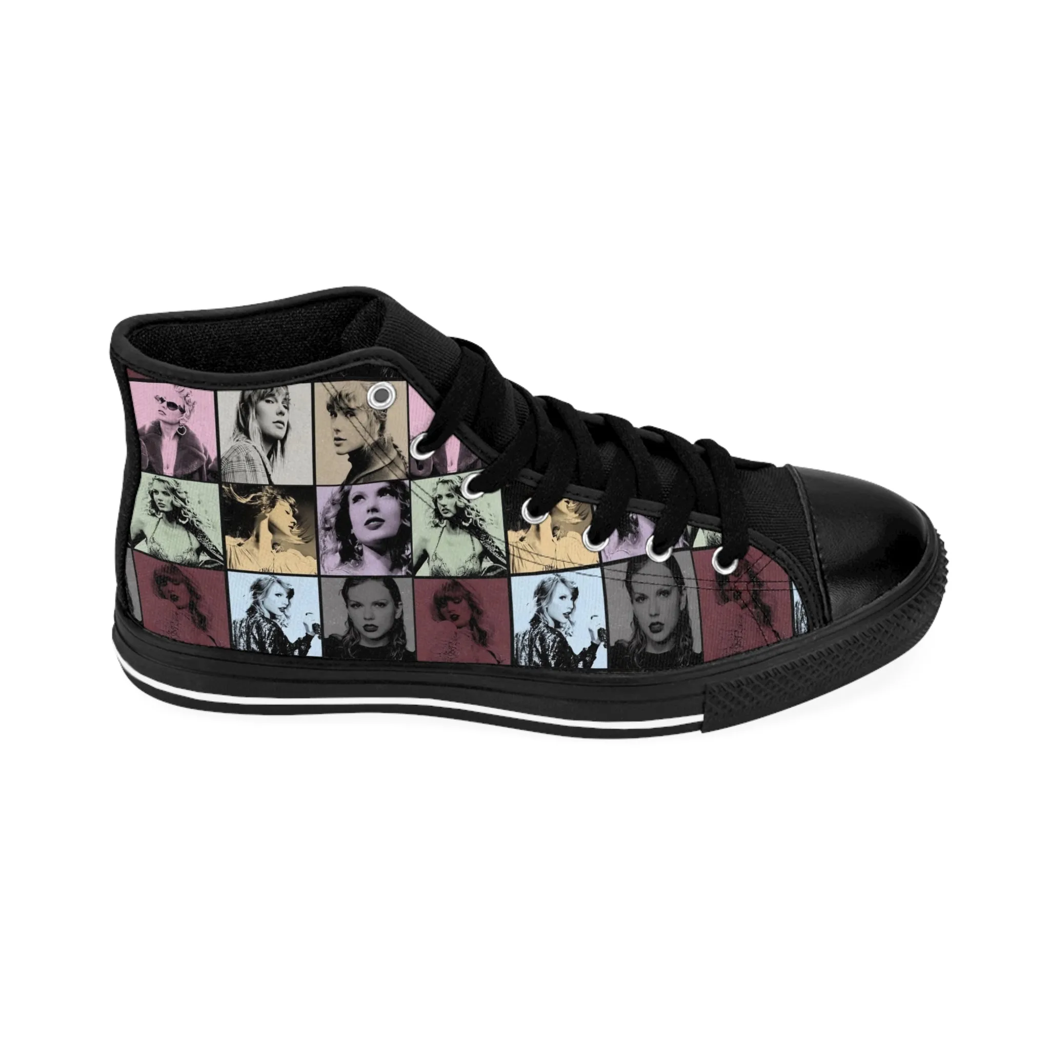 Taylor Swift Eras Collage Women's Classic Sneakers