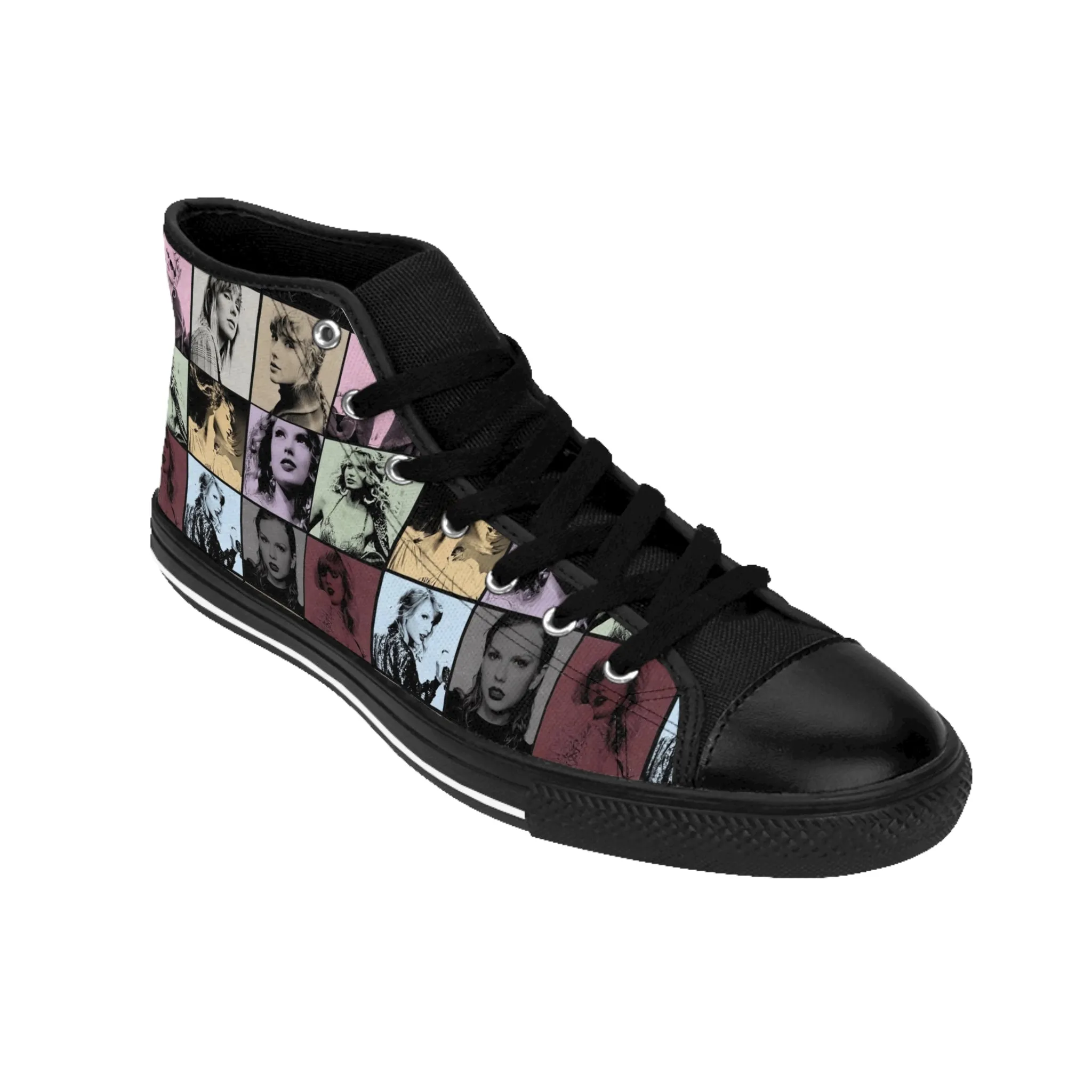 Taylor Swift Eras Collage Women's Classic Sneakers