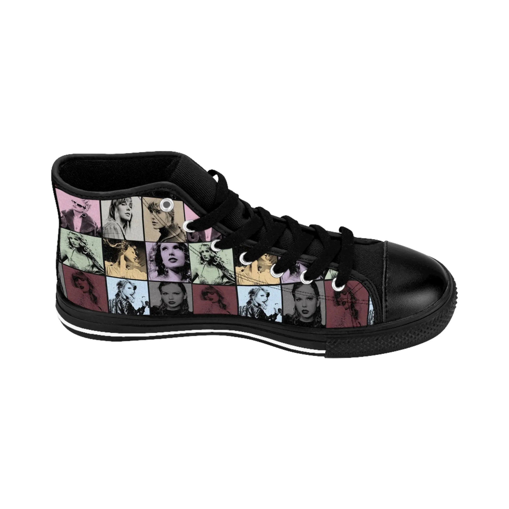 Taylor Swift Eras Collage Women's Classic Sneakers