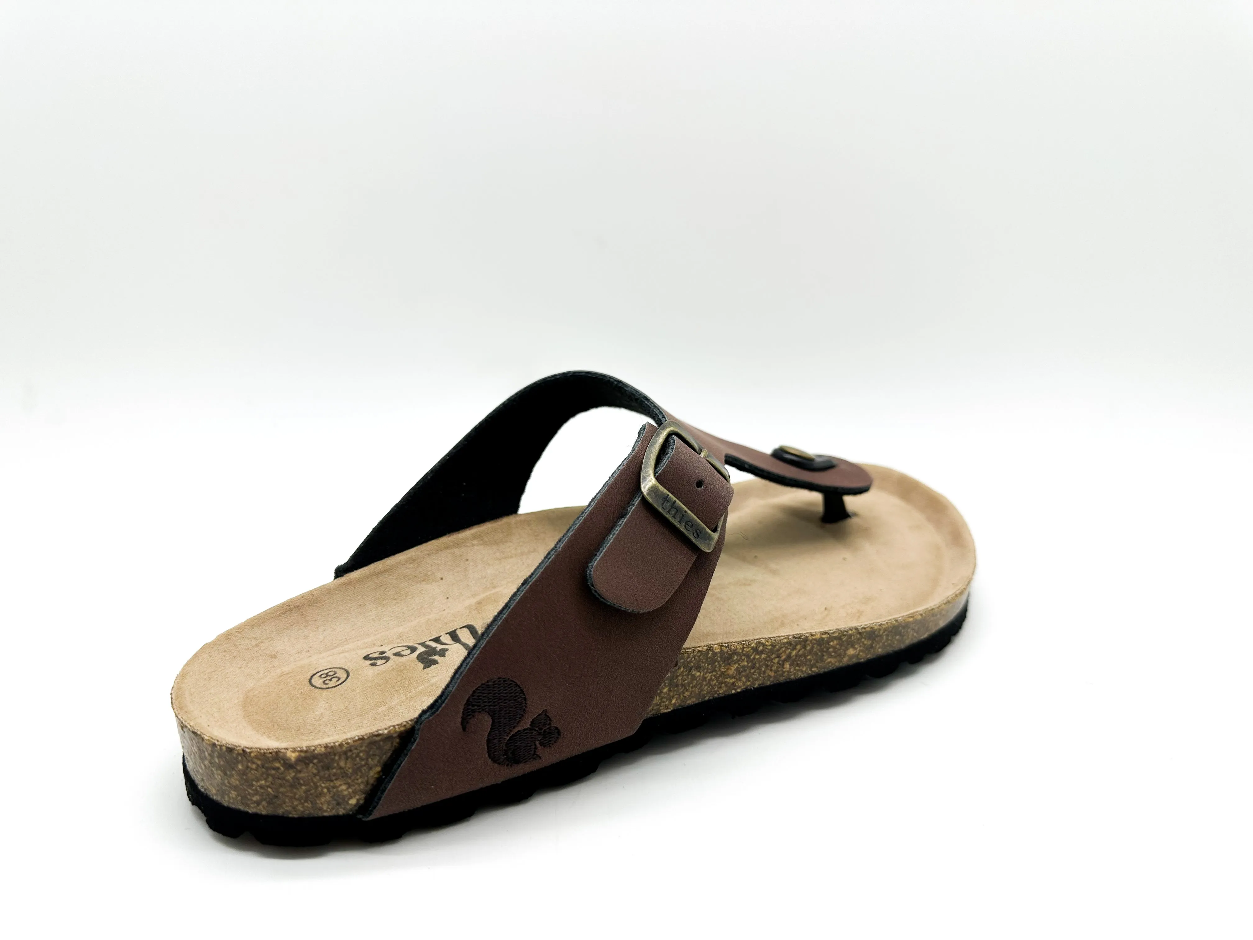 thies 1856 ® Eco Bio Thong Sandal vegan chocolate (W/M/X)