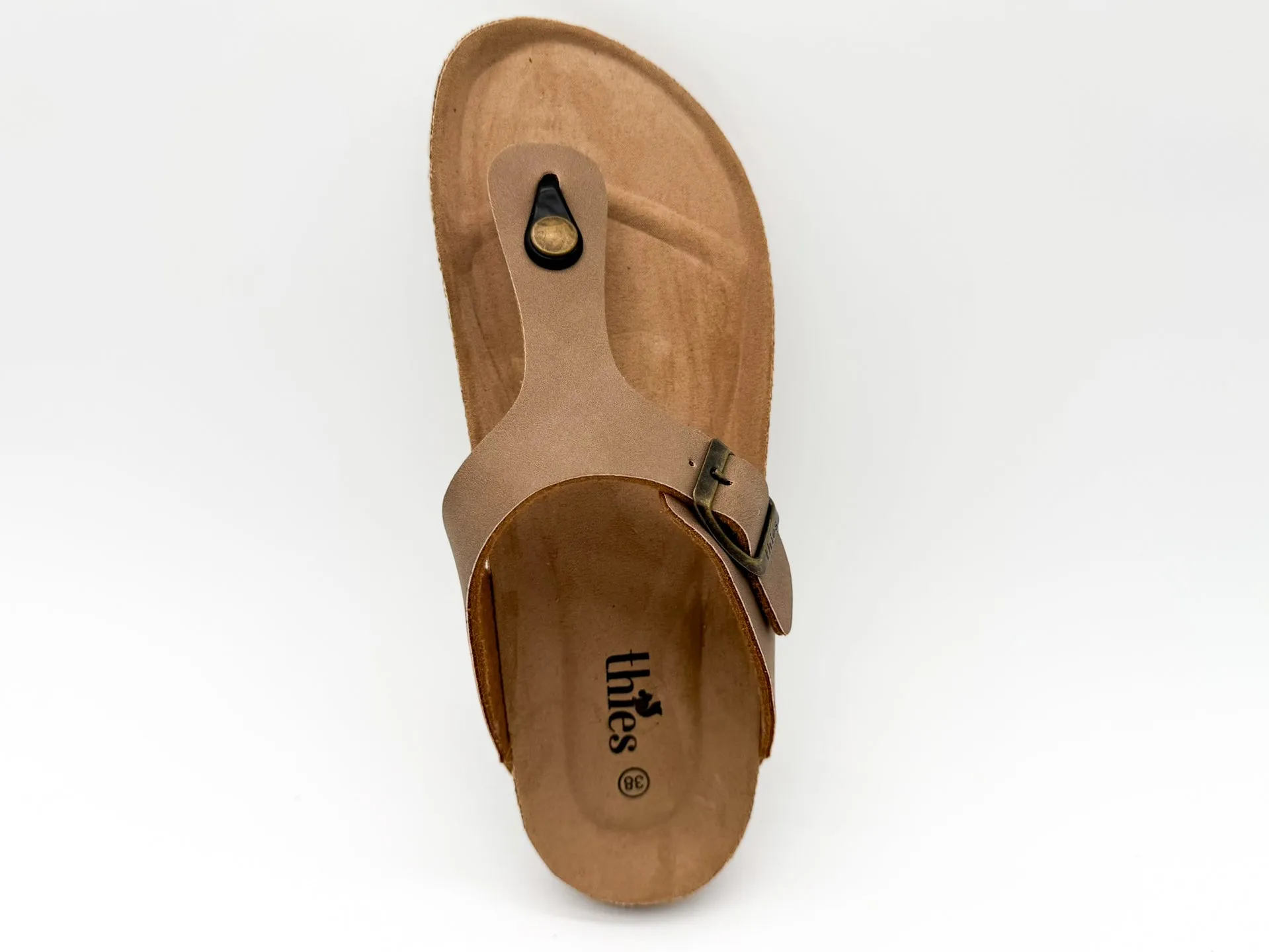 thies 1856 ® Eco Bio Thong Sandal vegan elephant grey (W/M/X)