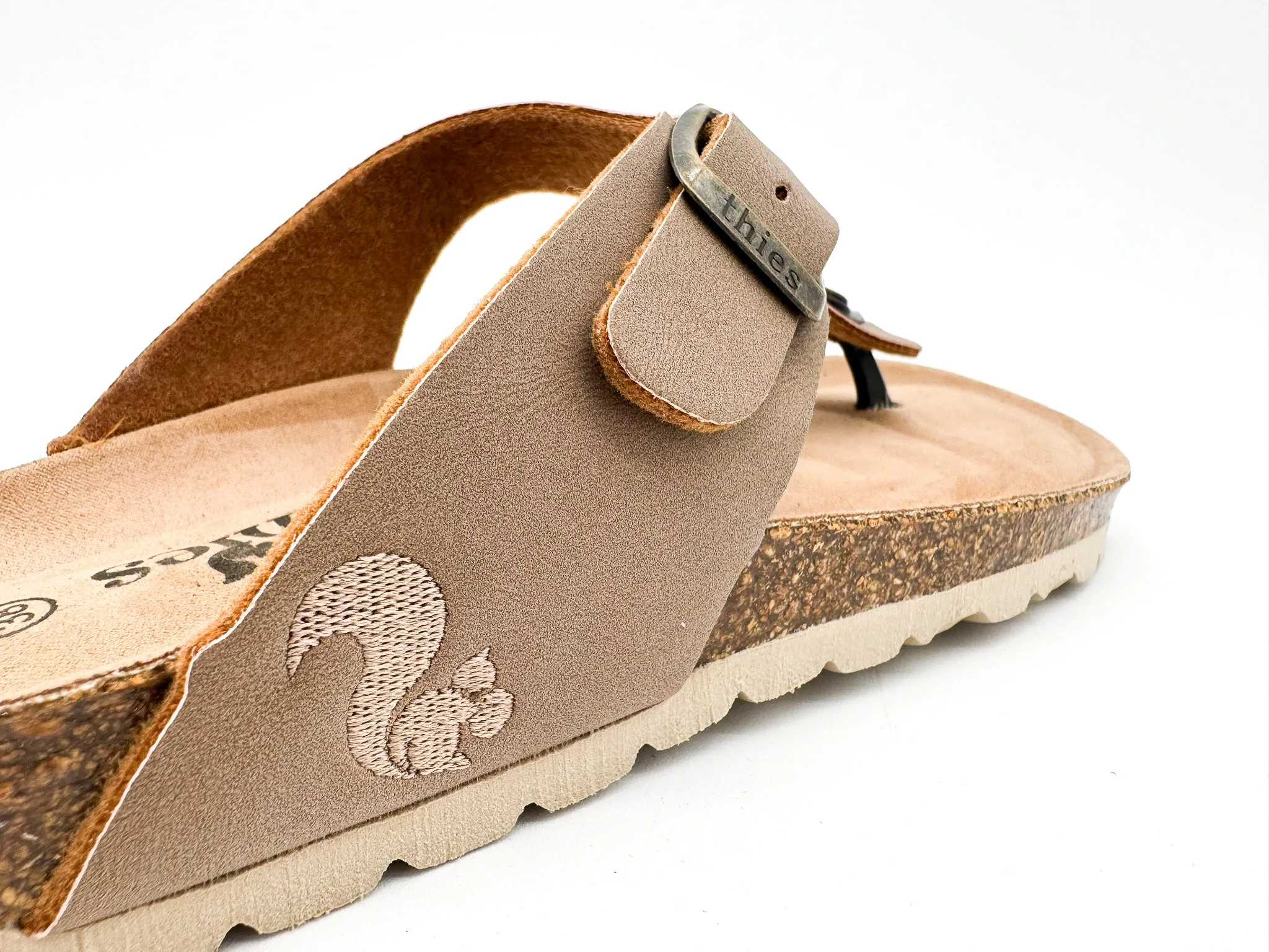 thies 1856 ® Eco Bio Thong Sandal vegan elephant grey (W/M/X)