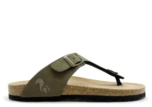 thies 1856 ® Eco Bio Thong Sandal vegan khaki (W/M/X)