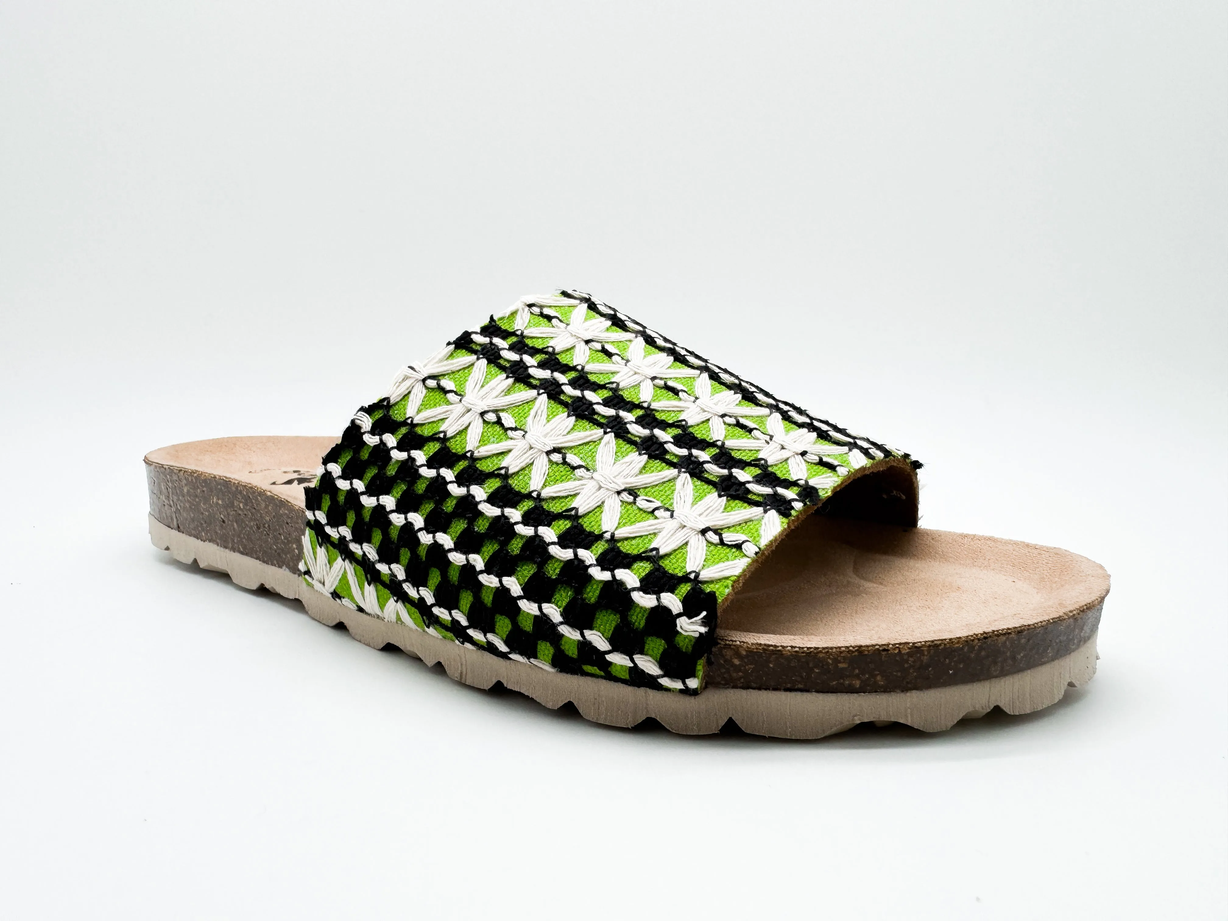 thies 1856 ® Eco Boho Pool Slide vegan green (W/X)