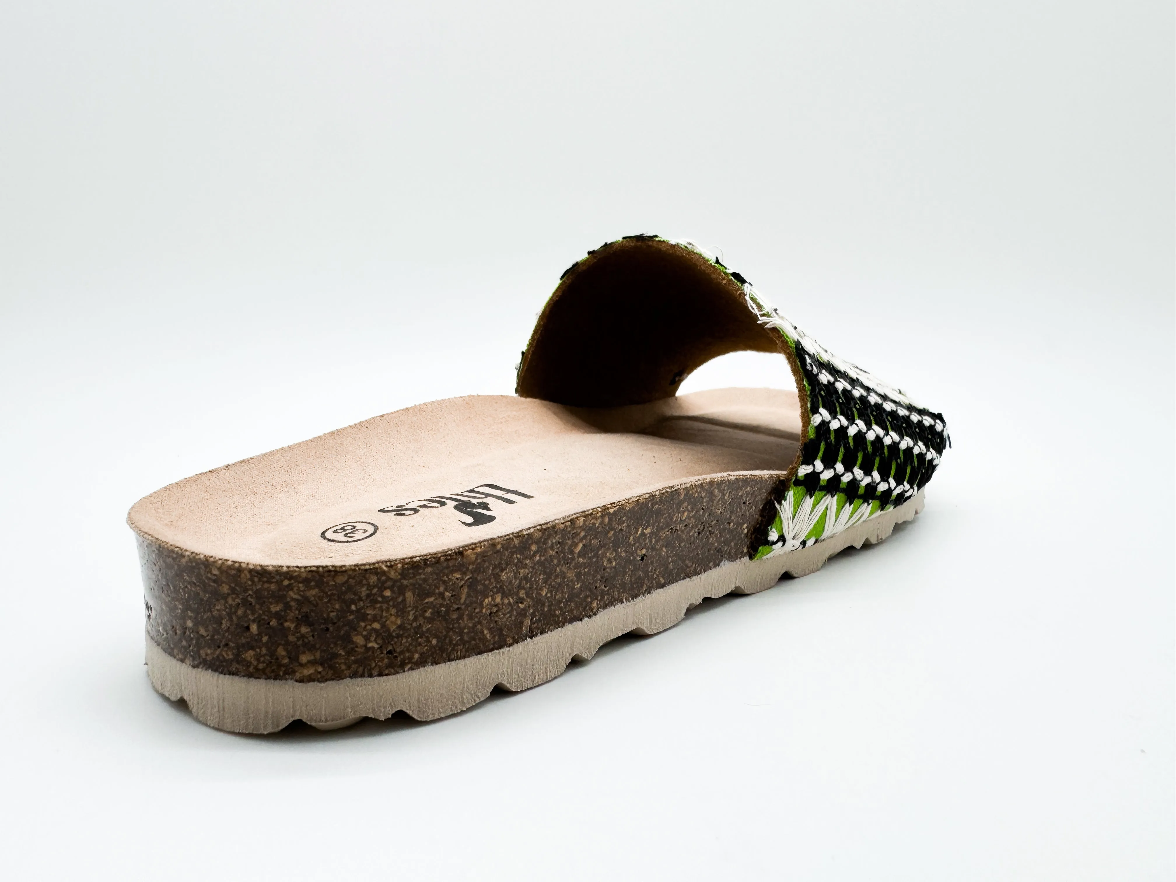 thies 1856 ® Eco Boho Pool Slide vegan green (W/X)