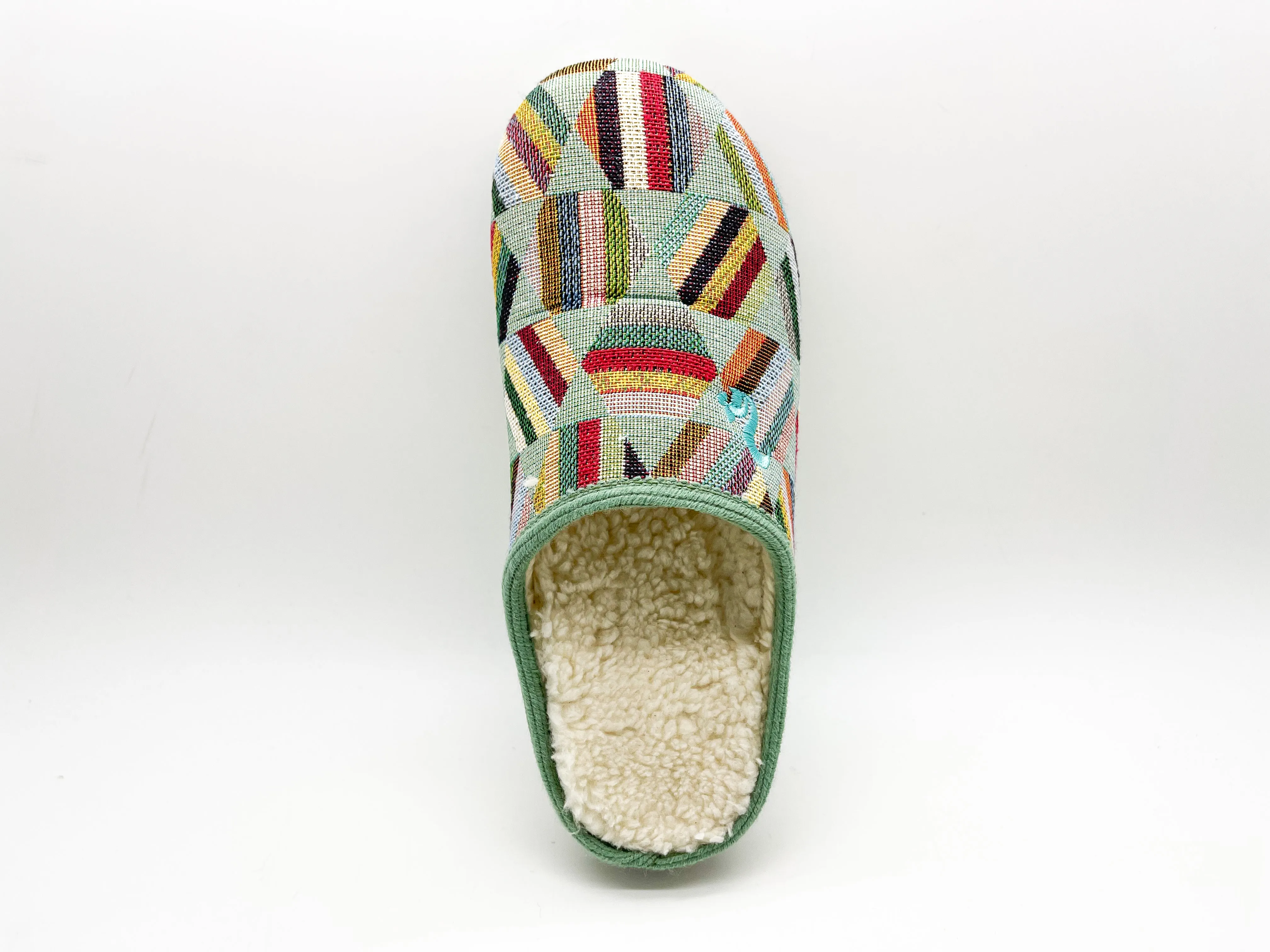 thies 1856 ® Motive Slipper vegan mint multi (W/M)