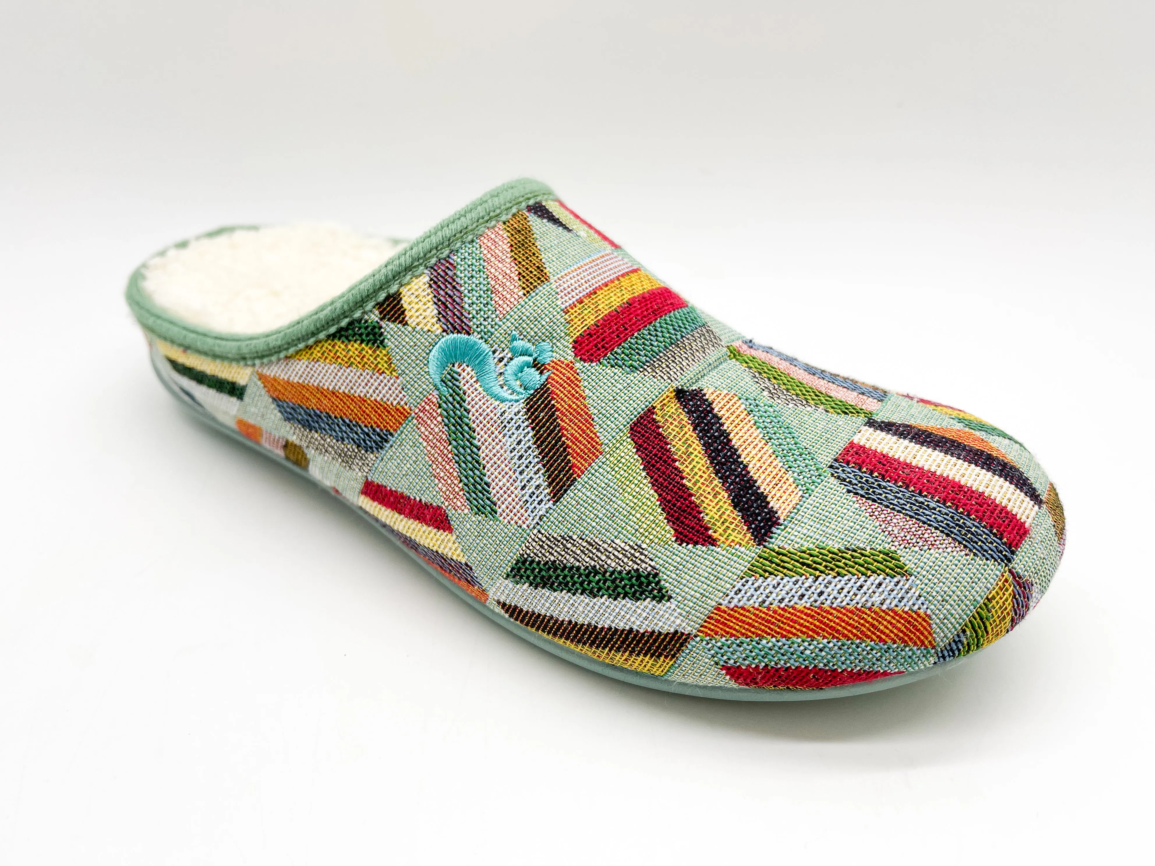 thies 1856 ® Motive Slipper vegan mint multi (W/M)